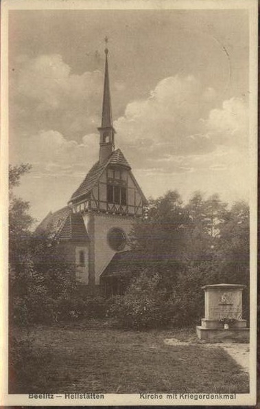 Heilstätten Beelitz zwischen 1898 und 1930 errichtet jetzt zum größten Teil eine Ruine 10 Kapelle Beelitz Heilstätten