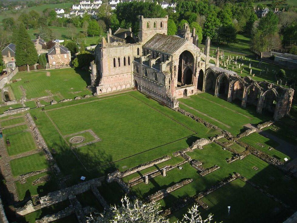 Melrose Abtei in Schottland, 1136 auf wunsch König David I. von Schottland gegründet 17 Melrose Abtei in Schottland