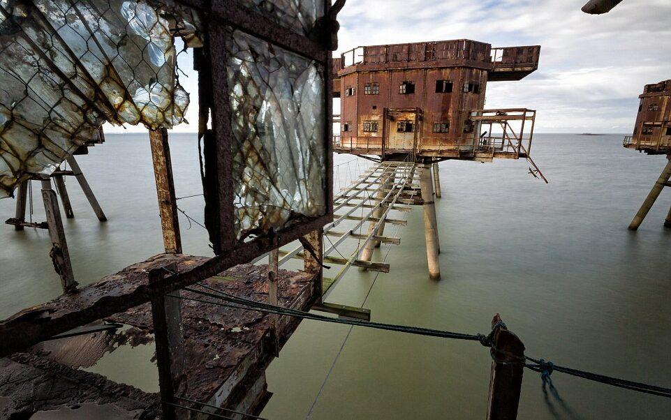 Maunsell Sea Forts in den 50er stilgelegt 34 Maunsell Forts