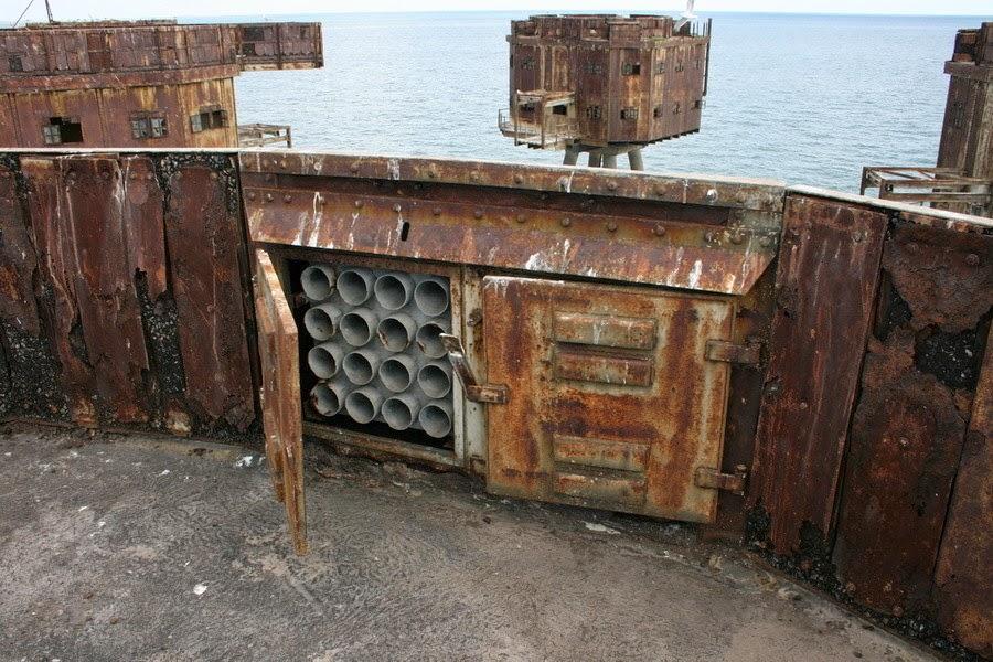 Maunsell Sea Forts in den 50er stilgelegt 30 Maunsell Forts