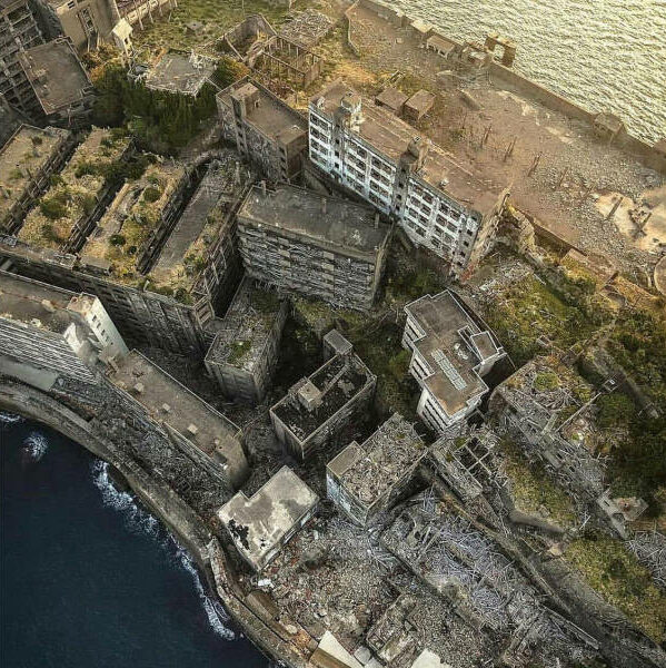 Insel Hashima 15 km vor Japan 7 Insel Hashima vor Japan