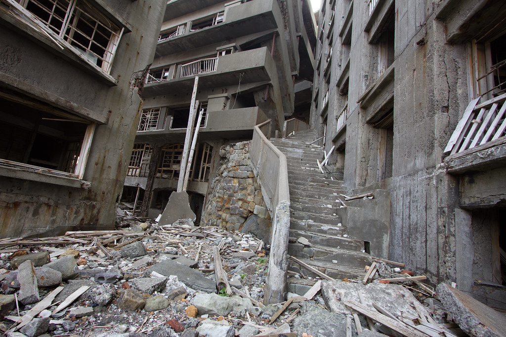 Insel Hashima 15 km vor Japan 21 Insel Hashima vor Japan