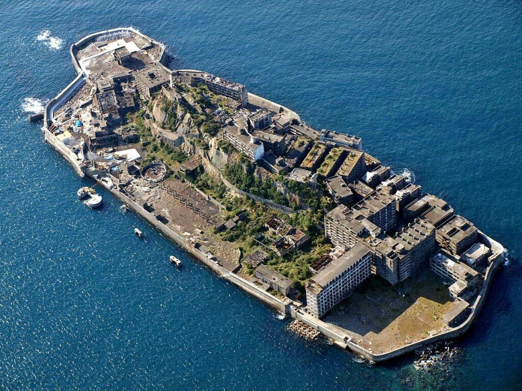 Insel Hashima 15 km vor Japan 2 Insel Hashima vor Japan