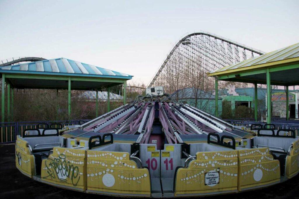 Six Flags New Orleans, USA 2005 zerstört von Hurricane Katrina 10 Six Flags New Orleans, USA